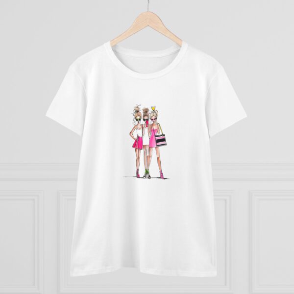 Girls - Women's Midweight Cotton Tee - Image 2