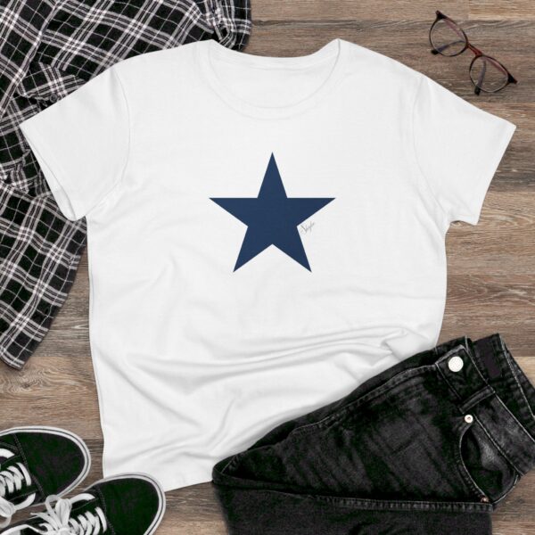 Star  - Women's Midweight Cotton Tee