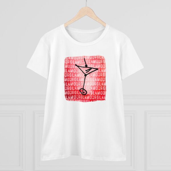 Glamour red - Women's Midweight Cotton Tee - Image 2