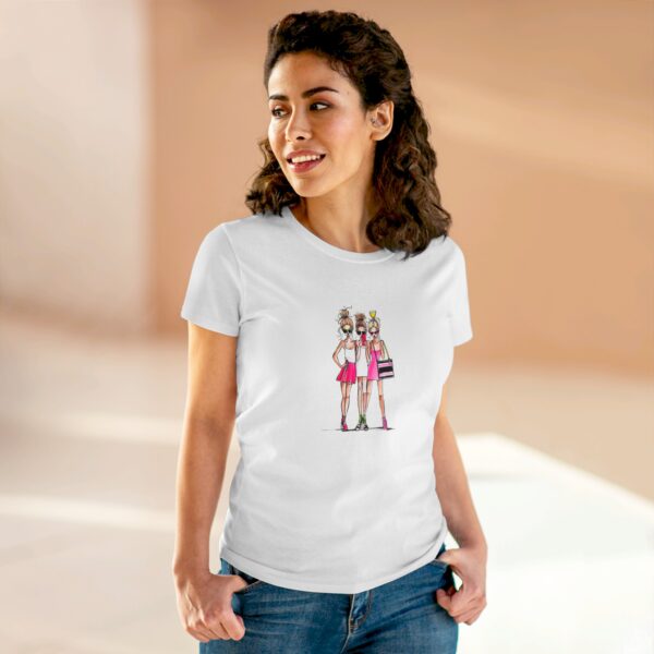 Girls - Women's Midweight Cotton Tee - Image 3